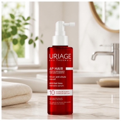 Uriage AP HAIR Chute & Croissance Sérum Anti-Chute Intensif Tous Types de Cuir Chevelu 100 ml