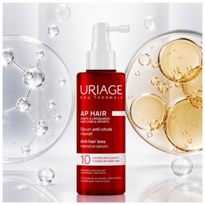 Uriage AP HAIR Chute & Croissance Sérum Anti-Chute Intensif Tous Types de Cuir Chevelu 100 ml