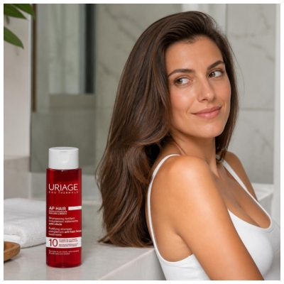 Uriage AP HAIR Chute & Croissance Shampoing Fortifiant Tous Types de Cuir Chevelu 200 ml