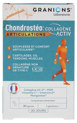 Granions Chondrostéo ? Collagène Activ30 Gélules