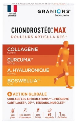 Granions Chondrostéo+ Max 30 Jours 60 Comprimés
