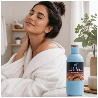 Felce Azzurra Gel Douche & Bain Argan & Ambre 650 ml