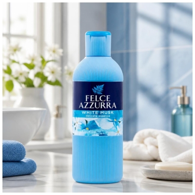 Felce Azzurra Gel Douche & Bain Musc Blanc 650 ml
