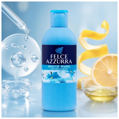 Felce Azzurra Gel Douche & Bain Musc Blanc 650 ml