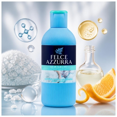 Felce Azzurra Gel Douche & Bain Sel Marin 650 ml