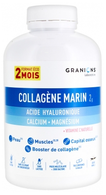 Granions Collagène Marin Acide Hyaluronique Calcium Magnésium 180 Comprimés 
