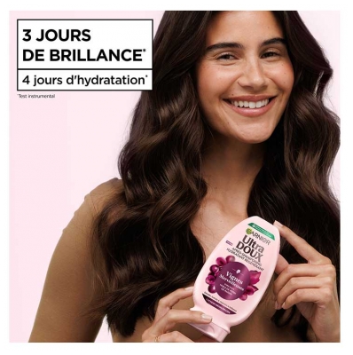 Garnier Ultra Doux Vignes Merveilleuses Après-Shampoing Hydratant Régénérant Cheveux Déshydratés 200 ml