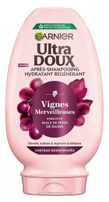 Garnier Ultra Doux Vignes Merveilleuses Après-Shampoing Hydratant Régénérant Cheveux Déshydratés 200 ml