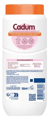 Cadum Crème Lavante Surdoux Fleur d'Oranger Effet Peau de Bébé 500 ml