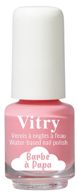 Vitry Vernis à Ongles à l'Eau Mini 4 ml - Couleur : Barbe à Papa
