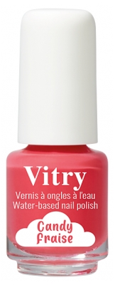 Vitry Vernis à Ongles à l'Eau Mini 4 ml - Couleur : Candy Fraise