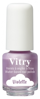 Vitry Vernis à Ongles à l'Eau Mini 4 ml - Couleur : Violette