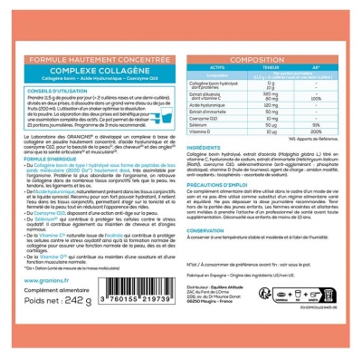 Granions Complexe Collagène Bovin Goût Neutre 242 g