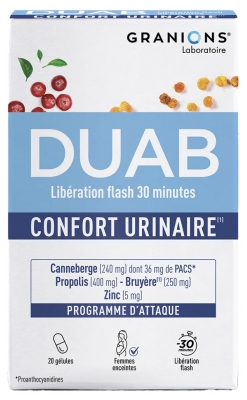 Granions Duab Confort Urinaire 60 Unités