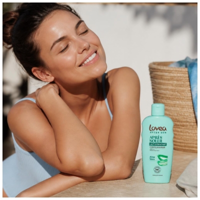 Lovea Lait Hydratant et Apaisant Après-Soleil Aloe Vera 150 ml