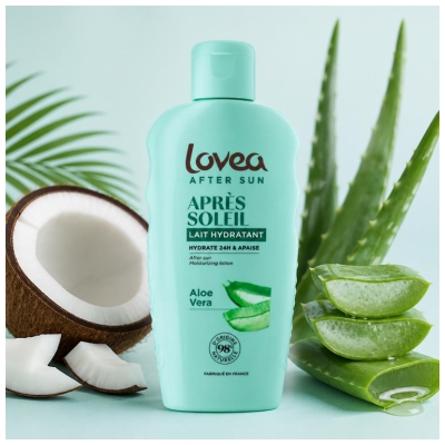 Lovea Lait Hydratant et Apaisant Après-Soleil Aloe Vera 150 ml