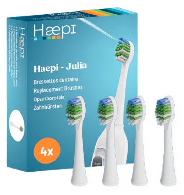 Haepi - Julia Brossettes Dentaire 4 Unités