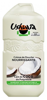 Ushuaïa Crème de Douche Nourrissante Lait de Coco de Polynésie 280 ml