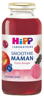 HiPP Smoothie Maman Fruits Rouges Fer Iode Zinc 200 ml