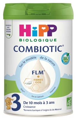 HiPP Combiotic 3 Lait de Croissance de 10 Mois à 3 Ans 800 g