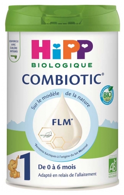 HiPP Lait 1 Combiotic® Flm Boîte 800 g de 0 à 6 Mois