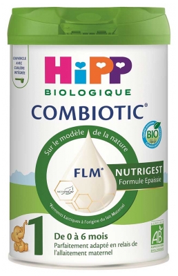 HiPP Combiotic Lait 1 Nutrigest Épaissi de 0 à 6 Mois 800 g