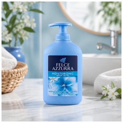 Felce Azzurra Savon Liquide Parfum Musc Blanc 300 ml