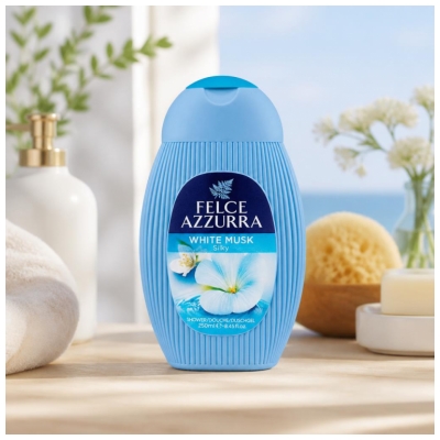 Felce Azzurra Gel Douche Musc Blanc Silky 250 ml