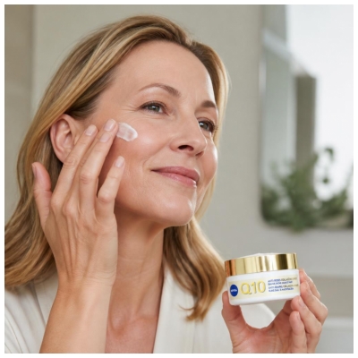 Nivea Q10 Anti-Rides Collagène Expert Baume Riche Jour & Nuit Visage Cou et Décolleté 50 ml