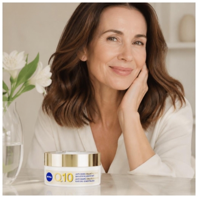 Nivea Q10 Anti-Rides Collagène Expert Baume Riche Jour & Nuit Visage Cou et Décolleté 50 ml