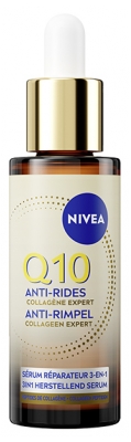 Nivea Q10 Anti-Rides Collagène Expert Sérum Réparateur Visage Cou et Décolleté 30 ml