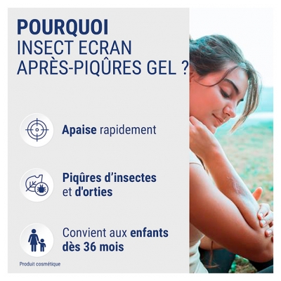 Insect Ecran Zones Infestées Adultes et Enfants Flacon 100 ml + Après Piqûres Gel Apaisant 20 g