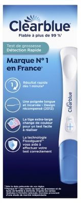 Clearblue Test de Grossesse Détection Rapide x2