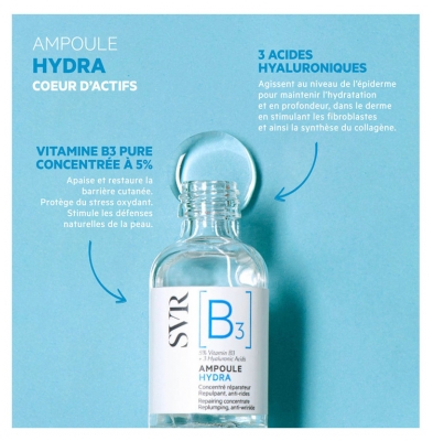 SVR Hydra [B3] Ampoule Concentré Réparateur 30 ml