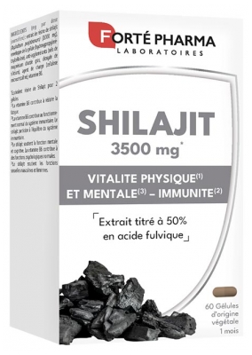 Forté Pharma Shilajit 3500 mg 60 Gélules Végétales