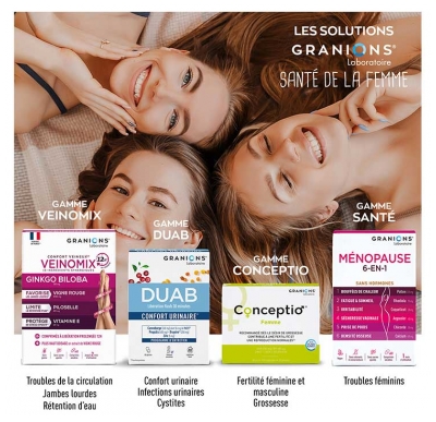 Granions Ménopause 6en1 60 Comprimés Sécables