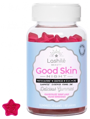 Lashilé Beauty Good Skin Night Sans Sucre 60 Gummies