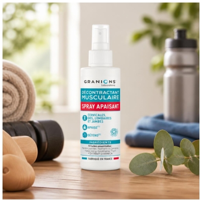 Granions Décontractant Musculaire Spray Apaisant Corps 100 ML