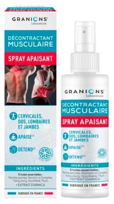 Granions Décontractant Musculaire Spray Apaisant Corps 100 ML