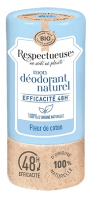 Respectueuse Mon Déodorant Naturel Fleur de Coton 48H Bio 50 g