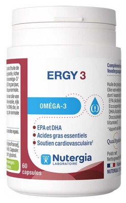Nutergia Ergy 3 Oméga-3 60 Capsules