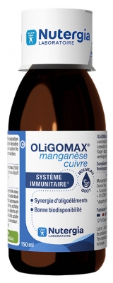 Nutergia Oligomax Manganèse Cuivre Système Immunitaire 150 ml