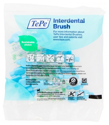 TePe Interdental Brush 20 Brossettes Interdentaires - Taille : 3
