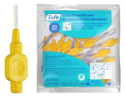 TePe Interdental Brush 20 Brossettes Interdentaires - Taille : 4