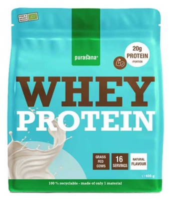 Purasana Whey Protein Petit Lait Naturel 400 g Bio