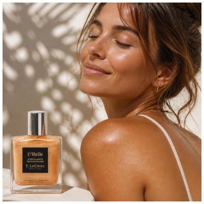 T.Leclerc l'Huile Scintillante Frangipanier Corps & Cheveux 50 ml