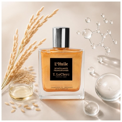 T.Leclerc l'Huile Scintillante Frangipanier Corps & Cheveux 50 ml