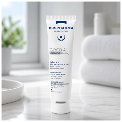 Isispharma Glyco-A Intense Peeling Crème Nuit 25% d'Acide Glycolique 30 ml