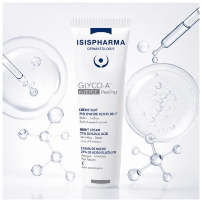 Isispharma Glyco-A Intense Peeling Crème Nuit 25% d'Acide Glycolique 30 ml