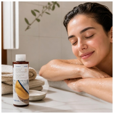 Korres Gel Douche Pamplemousse à l'Extrait de Sauge Purifiante 250 ml